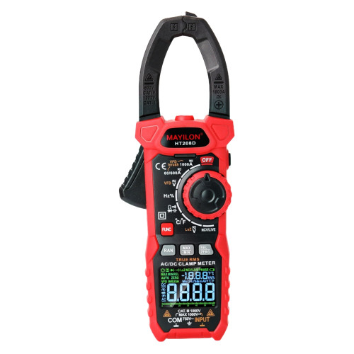 كلامب ميتر متعدد المهام موديل HABOTEST HT208D 1000V Volt Meter AC DC Ture RMS