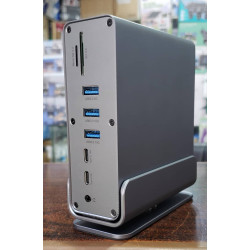 قاعدة توصيل وموزع منافذ ذكي 15 في 1 منفذ Type-C لأجهزة اللابتوب بدقة 4K قاعدة توصيل وموزع منافذ ذكي 15 في 1 منفذ Type-C لأجهزة اللابتوب بدقة 4K