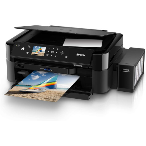 طابعة EPSON L850 InkTank – طابعة صور متعددة الوظائف ملونة بنظام أحبار قابل لإعادة التعبئة طابعة EPSON L850 InkTank – طابعة صور متعددة الوظائف ملونة بنظام أحبار قابل لإعادة التعبئة