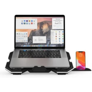 Dazzle Mute Super Cyclone F12 RGB – قاعدة مبرد لابتوب بـ 6 مراوح وإضاءة RGB