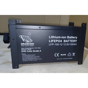 بطارية ليثيوم أوراسكوم LiFePO4 – 12.8V (100Ah / 200Ah / 300Ah) – دورة عميقة، 6000 دورة، ضمان 5 سنوات