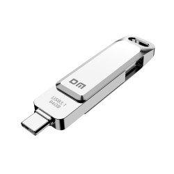DM PD168 USB Flash Drive – فلاش معدني بواجهة USB 3.1 وType-C DM PD168 USB Flash Drive – فلاش معدني بواجهة USB 3.1 وType-C
