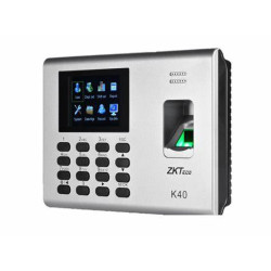 ZKTeco K40 | جهاز حضور وانصراف ببصمة الإصبع وشاشة ملونة ZKTeco K40 | جهاز حضور وانصراف ببصمة الإصبع وشاشة ملونة