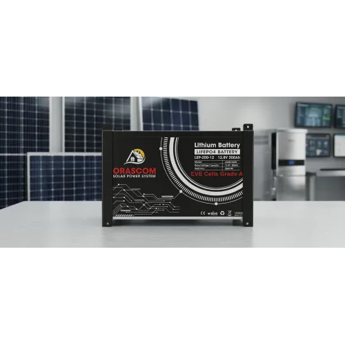بطارية ليثيوم اوراسكوم ORASCOM 12.8V - 200A - 2.56KWh بطارية ليثيوم اوراسكوم ORASCOM 12.8V - 200A - 2.56KWh
