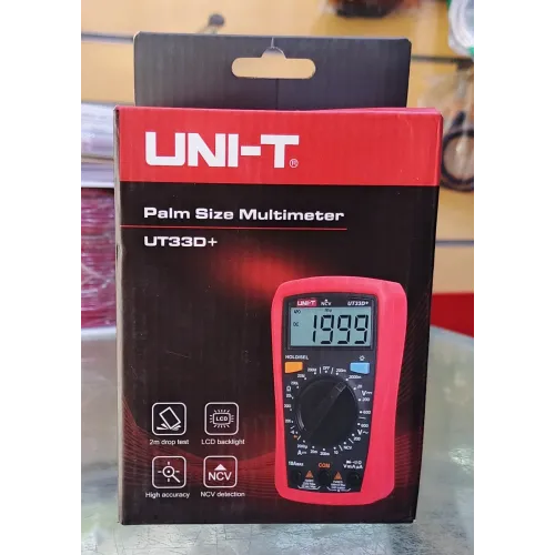 UNI-T UT33D+ Palm Size Digital Multimeter 600V 10A NCV