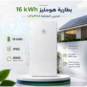 بطارية Hoymiles LB-16D-G3 LiFePO4 51.2V 314Ah 16kWh بطارية Hoymiles LB-16D-G3 LiFePO4 51.2V 314Ah 16kWh