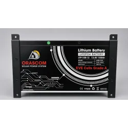 بطارية ORASCOM LARM12100 LiFePO4 12.8V 100Ah 1.28kWh بطارية ORASCOM LARM12100 LiFePO4 12.8V 100Ah 1.28kWh