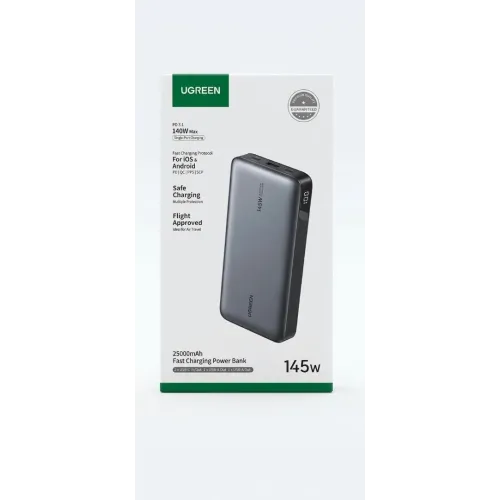 شاحن متنقل UGREEN Fast Charging Power Bank - سعة 25000mAh بقدرة 145W شاحن متنقل UGREEN Fast Charging Power Bank - سعة 25000mAh بقدرة 145W