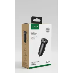شاحن سيارة سريع UGREEN 2-Port Fast Car Charger - بقدرة 30W
