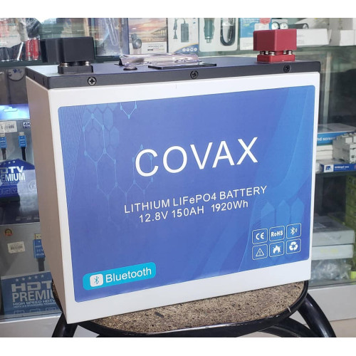 بطارية COVAX LiFePO4 12.8V 150Ah 1920Wh بطارية COVAX LiFePO4 12.8V 150Ah 1920Wh
