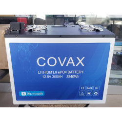 بطارية COVAX LiFePO4 12.8V 300Ah 3840Wh