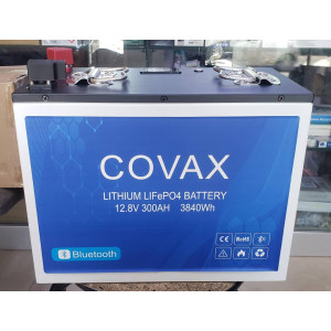 بطارية COVAX LiFePO4 12.8V 300Ah 3840Wh بطارية COVAX LiFePO4 12.8V 300Ah 3840Wh