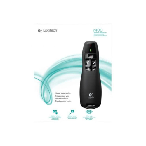 ريموت عروض Logitech R400 لاسلكي مع مؤشر ليزر