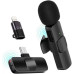 مايكروفون لاسلكي K8 بمنفذ Type-C وLightning للهواتف مايكروفون لاسلكي K8 بمنفذ Type-C وLightning للهواتف