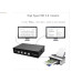 وحدة مشاركة USB 2.0 يدوية 4×1 للطابعة والسكانر