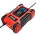 شاحن بطارية ذكي FOXSUR بسبع مراحل 12V 12A / 24V 6A