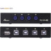 وحدة مشاركة USB 2.0 يدوية 4×1 للطابعة والسكانر