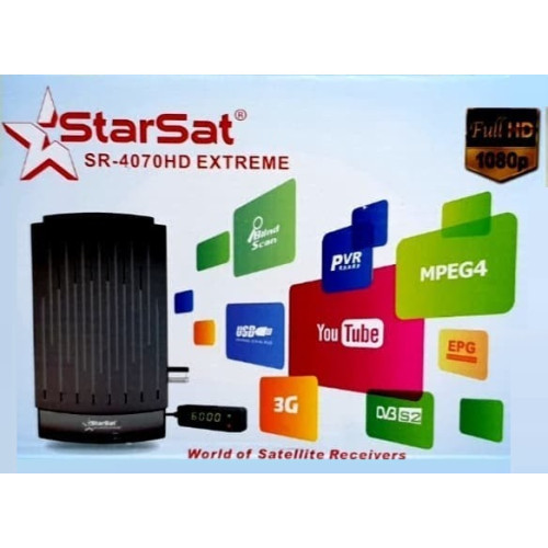رسيفر StarSat SR-4070HD Extreme Full HD 1080p