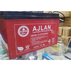 بطارية AJLAN Lead Carbon سعة 100Ah جهد 12V موديل CB100-12 بطارية AJLAN Lead Carbon سعة 100Ah جهد 12V موديل CB100-12