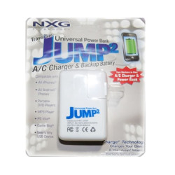 شاحن وبطارية احتياطية NXG Jump2 للرحلات بسعة 2200mAh مع منفذ USB
