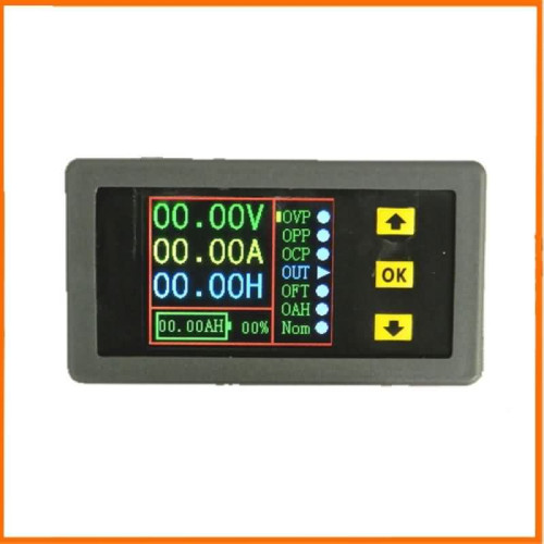 شاشة لاسلكية MHF120100P لمراقبة البطاريات والفولت والأمبير