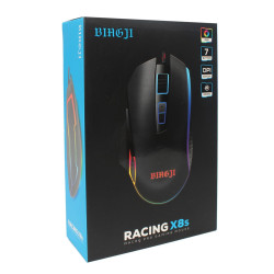 ماوس ألعاب سلكي USB موديل X8S بإضاءة RGB ماوس ألعاب سلكي USB موديل X8S بإضاءة RGB