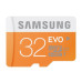 ذاكرة Samsung EVO microSDHC بسعة 32GB مع محول SD ذاكرة Samsung EVO microSDHC بسعة 32GB مع محول SD