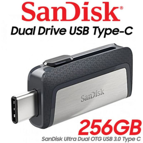 فلاش SanDisk Ultra Dual Drive USB Type-C سعة 256GB فلاش SanDisk Ultra Dual Drive USB Type-C سعة 256GB