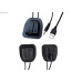 حقيبة ظهر لابتوب Ponasoo مقاس 17 بوصة مع منفذ USB و3.5mm