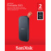 قرص SanDisk Portable SSD خارجي 2TB USB 3.2 Type-C بسرعة 520MB/s