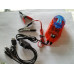 قاعدة شحن 12V بمشابك بطارية ومخارج USB متعددة