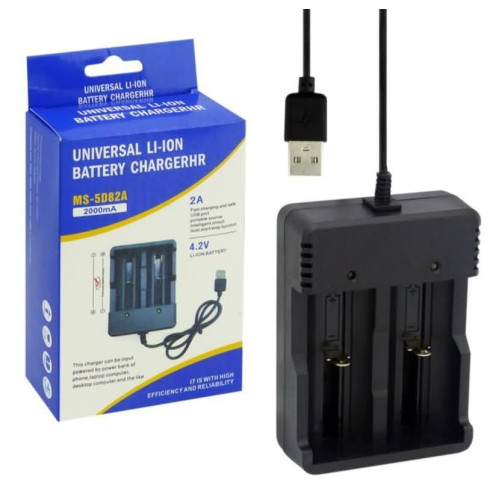 شاحن بطاريات ليثيوم Universal Li-ion Battery Charger شاحن بطاريات ليثيوم Universal Li-ion Battery Charger