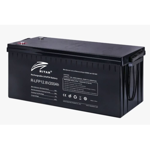 بطارية RITAR R-LFP12.8V200AH ليثيوم LiFePO4 سعة 200Ah