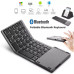 لوحة مفاتيح Bluetooth قابلة للطي والشحن مع Touchpad
