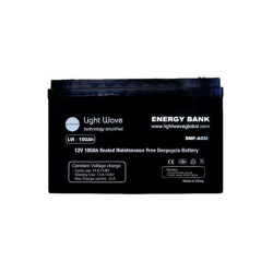 بطارية Light Wave AGM Deep Cycle سعة 12V 100Ah بطارية Light Wave AGM Deep Cycle سعة 12V 100Ah