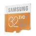 ذاكرة Samsung EVO microSDHC بسعة 32GB مع محول SD ذاكرة Samsung EVO microSDHC بسعة 32GB مع محول SD
