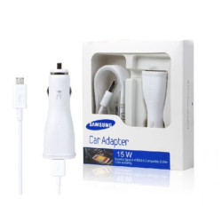 شاحن سيارة سامسونج سريع 15W مع كيبل Micro USB