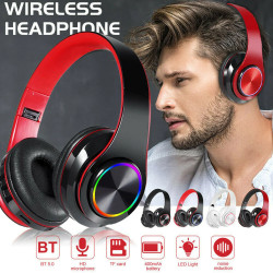 سماعة رأس لاسلكية Bluetooth T39 مع AUX وTF Card وFM سماعة رأس لاسلكية Bluetooth T39 مع AUX وTF Card وFM