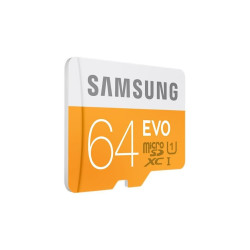 ذاكرة Samsung EVO microSDXC سعة 64GB ذاكرة Samsung EVO microSDXC سعة 64GB