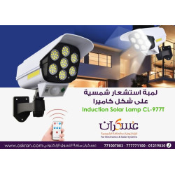 لمبة استشعار شمسية خارجية بشكل كاميرا مع إضاءة جانبية CL-977I