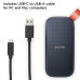 قرص SanDisk Portable SSD خارجي 2TB USB 3.2 Type-C بسرعة 520MB/s