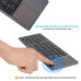 لوحة مفاتيح Bluetooth قابلة للطي والشحن مع Touchpad