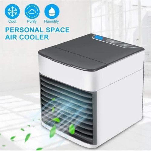 مكيف هواء شخصي محمول USB للتبريد والترطيب وتنقية الهواء مكيف هواء شخصي محمول USB للتبريد والترطيب وتنقية الهواء