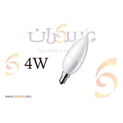لمبة MASH LED Candle 220V بقدرة 4W قاعدة E14 لمبة MASH LED Candle 220V بقدرة 4W قاعدة E14
