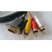 تحويلة شاشة من HDMI  الى VGA و صوت 3RCA