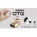 محول Remax USB 2.0 إلى Micro USB OTG محول Remax USB 2.0 إلى Micro USB OTG