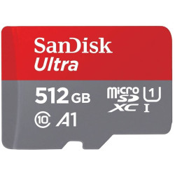 ذاكرة SanDisk Ultra microSDXC 512GB A1 ذاكرة SanDisk Ultra microSDXC 512GB A1