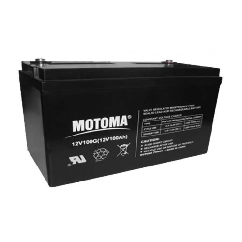 بطارية جل MOTOMA سعة 12V 100Ah بطارية جل MOTOMA سعة 12V 100Ah
