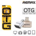 محول Remax USB 2.0 إلى Micro USB OTG محول Remax USB 2.0 إلى Micro USB OTG
