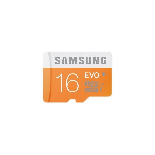 ذاكرة Samsung EVO microSDHC بسعة 16GB مع محول SD
